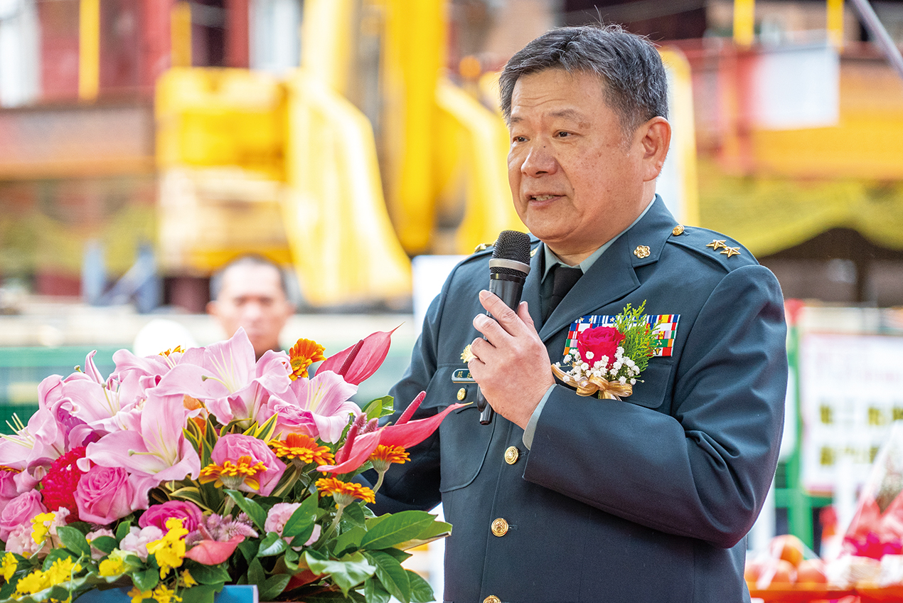 蔡建松局長致詞說明主體結構邁入最後重要關鍵階段